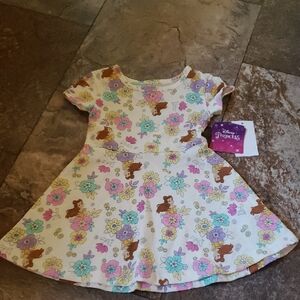 Disney Princess 18M Floral Baby Toddler Girl Dress Belle